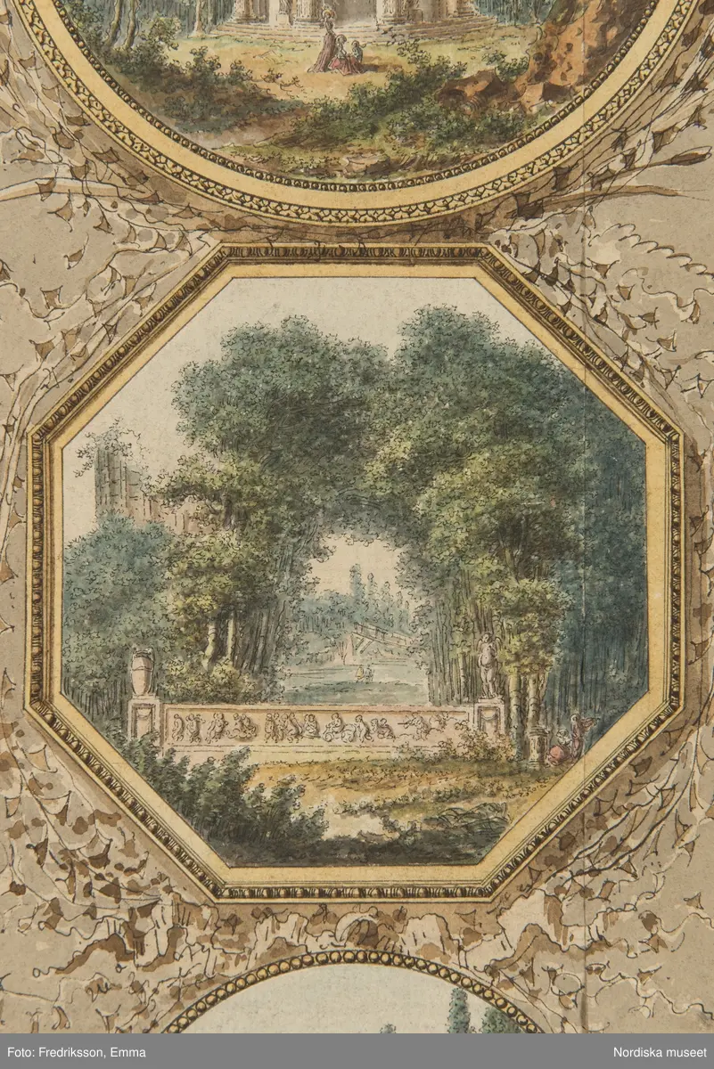 Forskningsbilder, detaljer, karta, planlösning, Frankrike, Park, le De´sert de Retz, Hör ihop med NMA.0074102
Text på kartan:"Le Desert, Jardin Pittoresque, dessiné et éxécuté dans toutes ses parties, Architecture et plantations / Par Mr Racine De Monville". mm.
inmärkt som föremål NM.0334542A-D
