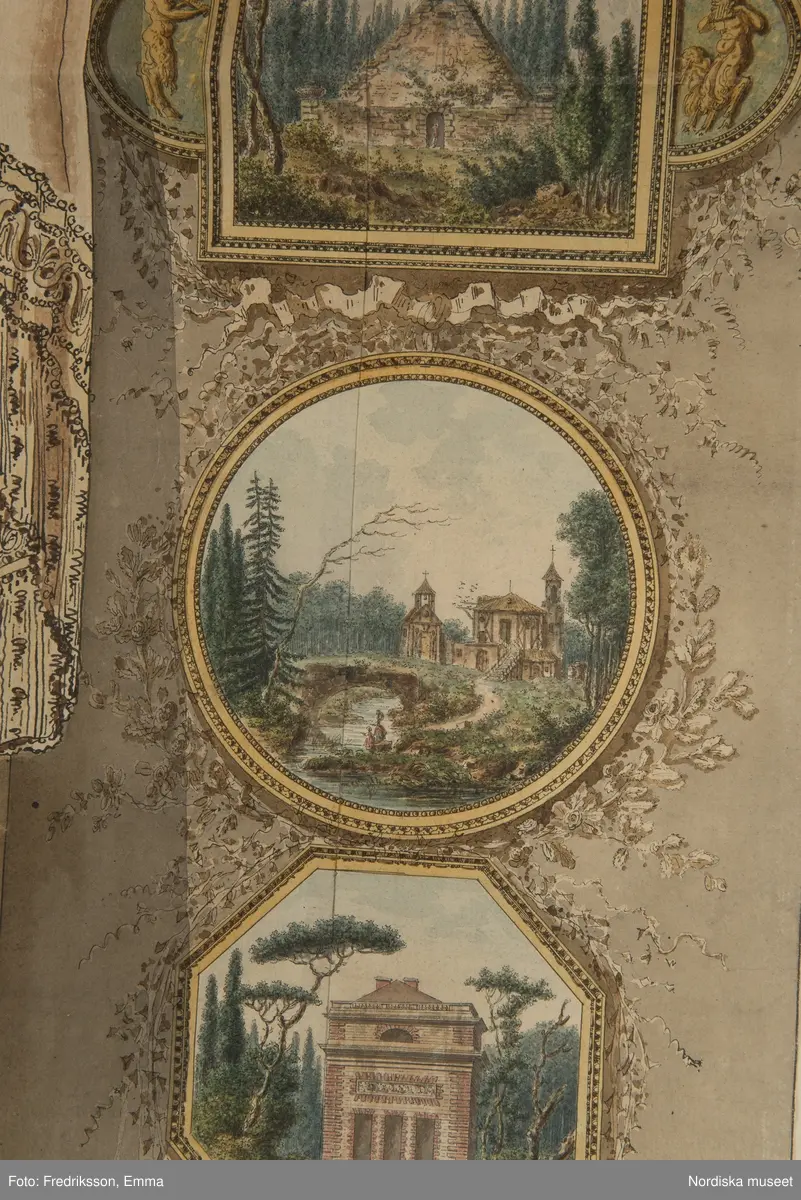 Forskningsbilder, detaljer, karta, planlösning, Frankrike, Park, le De´sert de Retz, Hör ihop med NMA.0074102
Text på kartan:"Le Desert, Jardin Pittoresque, dessiné et éxécuté dans toutes ses parties, Architecture et plantations / Par Mr Racine De Monville". mm.
inmärkt som föremål NM.0334542A-D