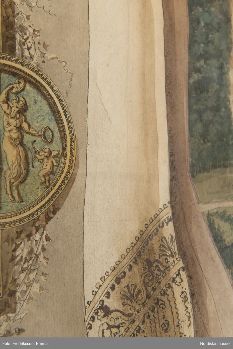 Forskningsbilder, detaljer, karta, planlösning, Frankrike, Park, le De´sert de Retz, Hör ihop med NMA.0074102
Text på kartan:"Le Desert, Jardin Pittoresque, dessiné et éxécuté dans toutes ses parties, Architecture et plantations / Par Mr Racine De Monville". mm.
inmärkt som föremål NM.0334542A-D
