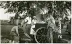 Kokträngen på marsch, Dalarna 1930-talet.