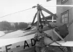 Autogyro. Furir Suneson. Rolf von Bahrs autogiro.