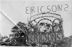 Ericsons. Från fabriks och hantverksföreningens fest på Vassbotten i Vänersborg 30/8 1930.