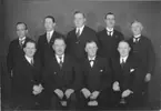 Text på fotografiets baksida: Ekonomiföreningens styrelse 1932.
[Vänersborg?]