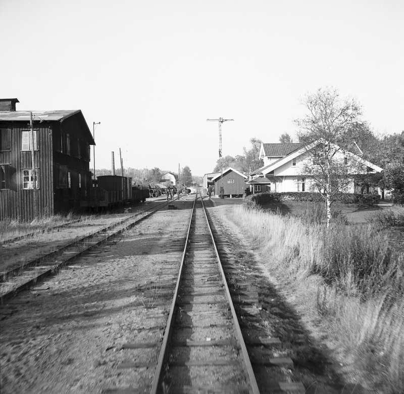 Lelångenbanan. Näst sista resan före nedläggandet, med utgång från Uddevalla. Ödeborg.