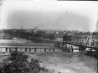 Från Dalbobergen mot staden, Vänersborg, efter 1916.