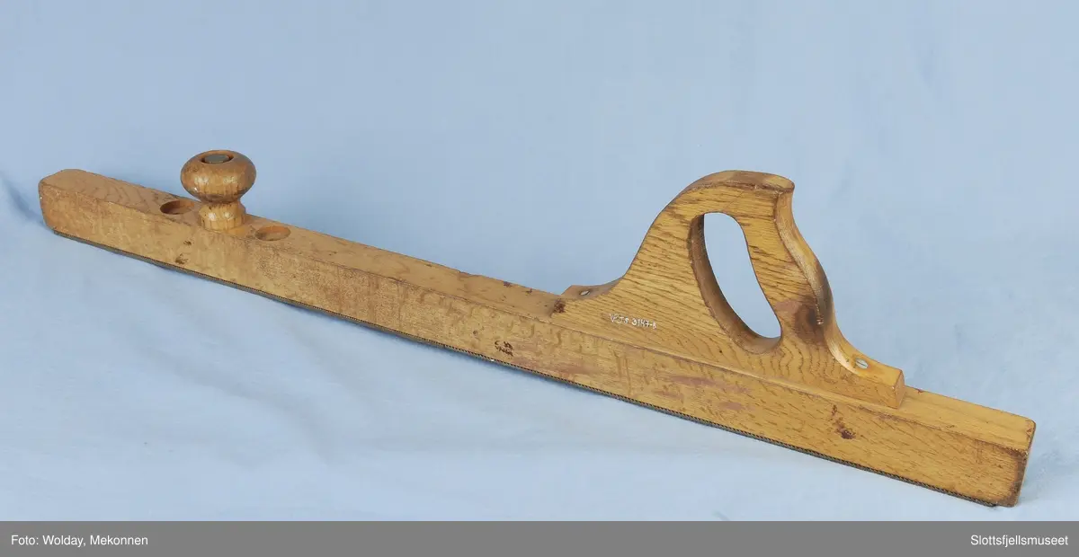 Freset fil på høvel