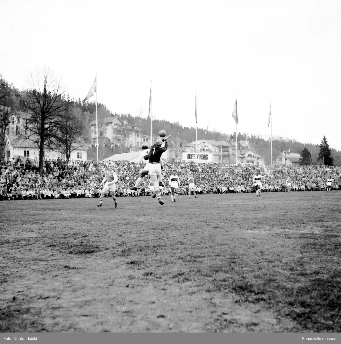 Det brasilianska fotbollslaget Flamengo på besök i Idrottsparken i Sundsvall.