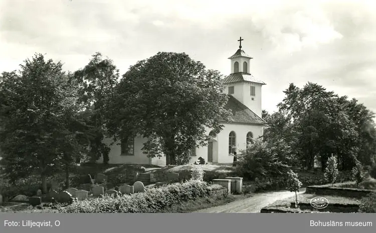 Text på kortet: "Långelanda kyrka".