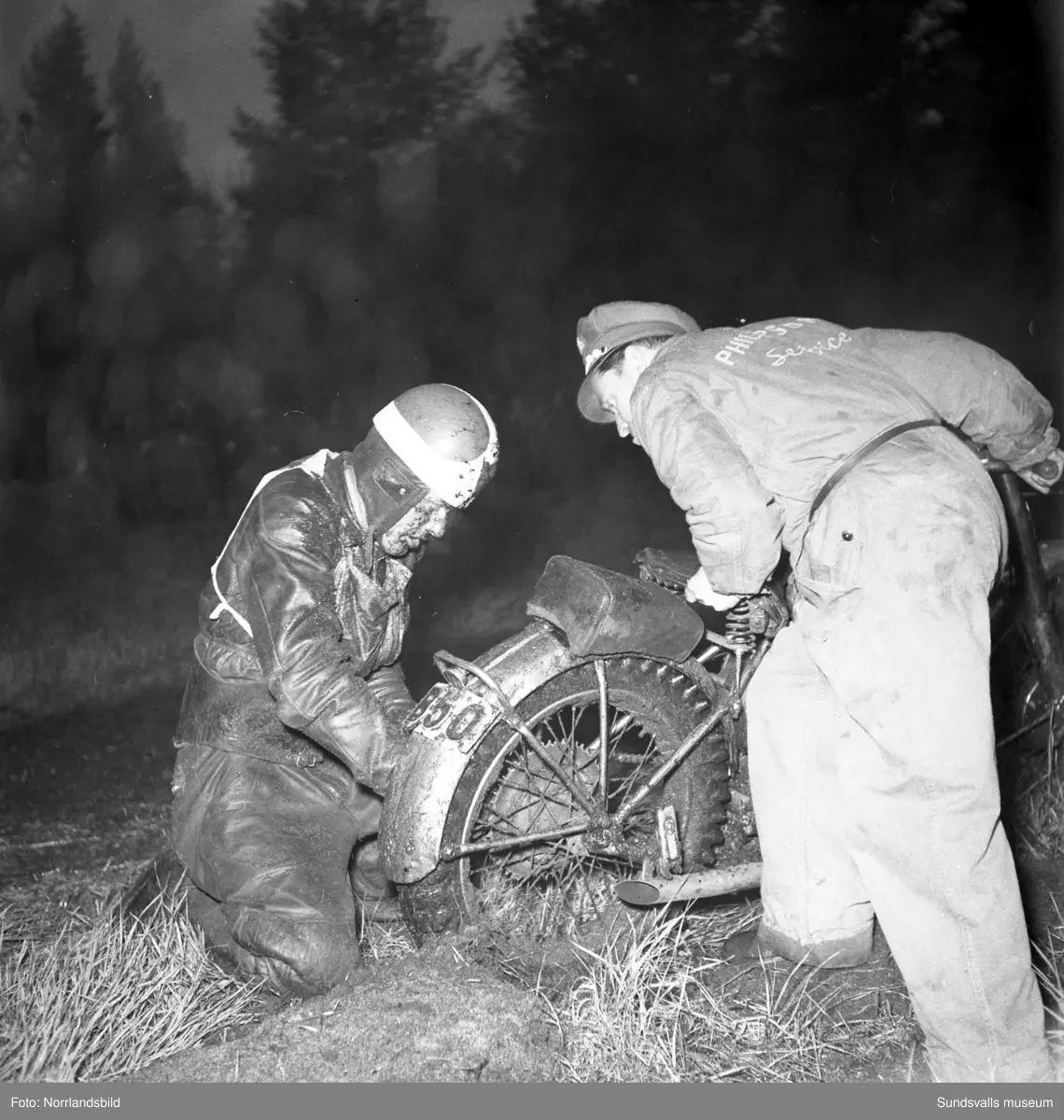 Motocrosstävlingar vid Kubikenborg.