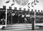 Wargöns AB.

Från jubileumsdagen, (75 år) söndagen den 19 juni 1949.
Musikkåren Lyran, dirigent Ernst Eriksson.