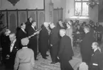 Wargöns AB.

Från jubileumsdagen, (75 år) söndagen den 19 juni 1949.
Påförd text: Göthberg, G Lemchen, Mats de Verdier, Sven Johansson och Lindgren.