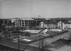 Vy över stadsdelen Luthagen, Uppsala mars 1937