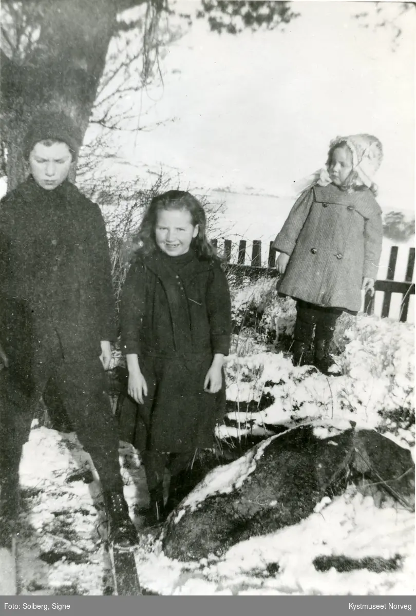 Paul, Dagny og Solveig Lindseth