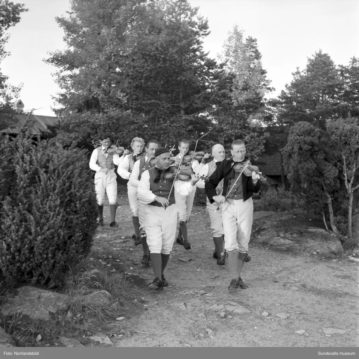 Spelmän på Norra berget.