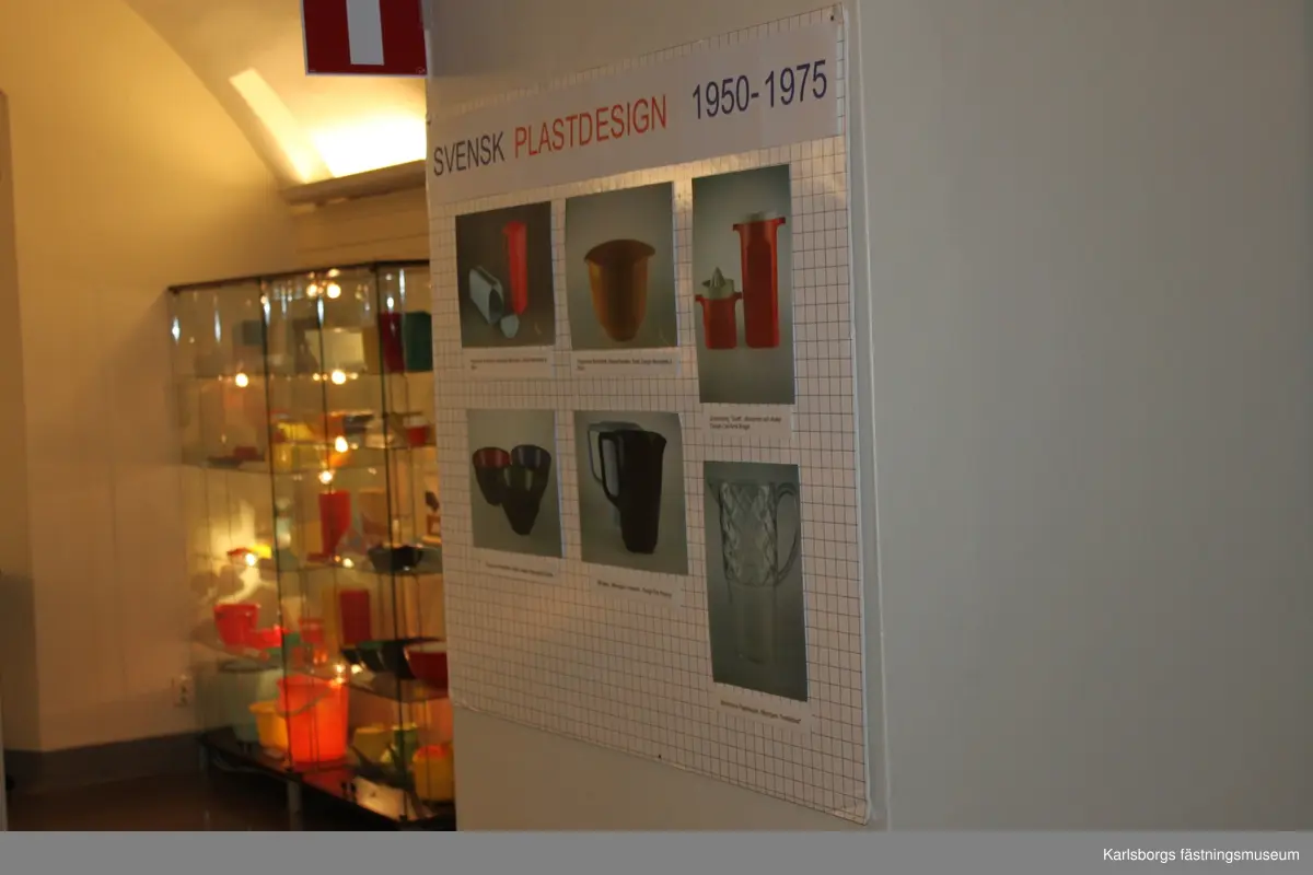 Karlsborgs fästningsmuseum 2012.Plastutställning.