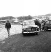 Bilrally i Lekeryd på 1960-talet.