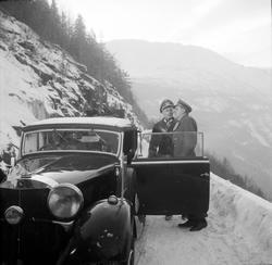 Filminnspilling "Heroes of Telemark". Skuespiller Anton Dill