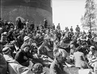 Folksamling vid Uppsala slott, Uppsala 1933