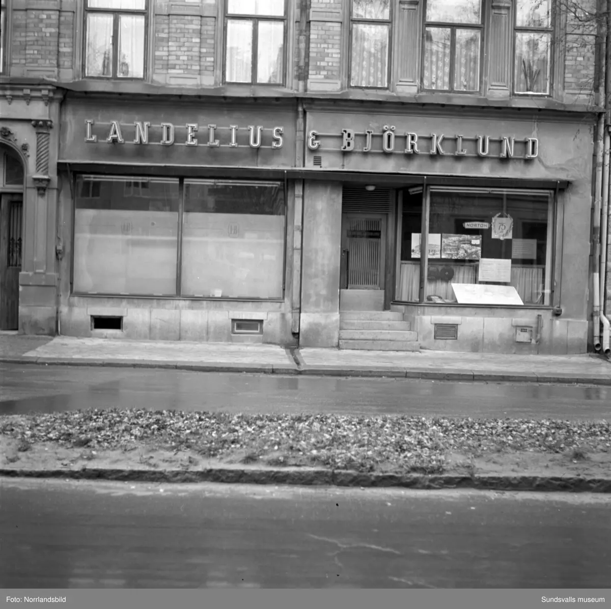 Butikslokal vid Köpmangatan, kvarteret Netto. (Landelius & Björklund)