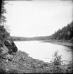 Urholkad stock funnen vid sjön Stora Örlevattens norra strand,  Dalskog