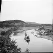 Raset vid Göta Cellulosa 7.6.1957. Båten Perle av Aalborg.