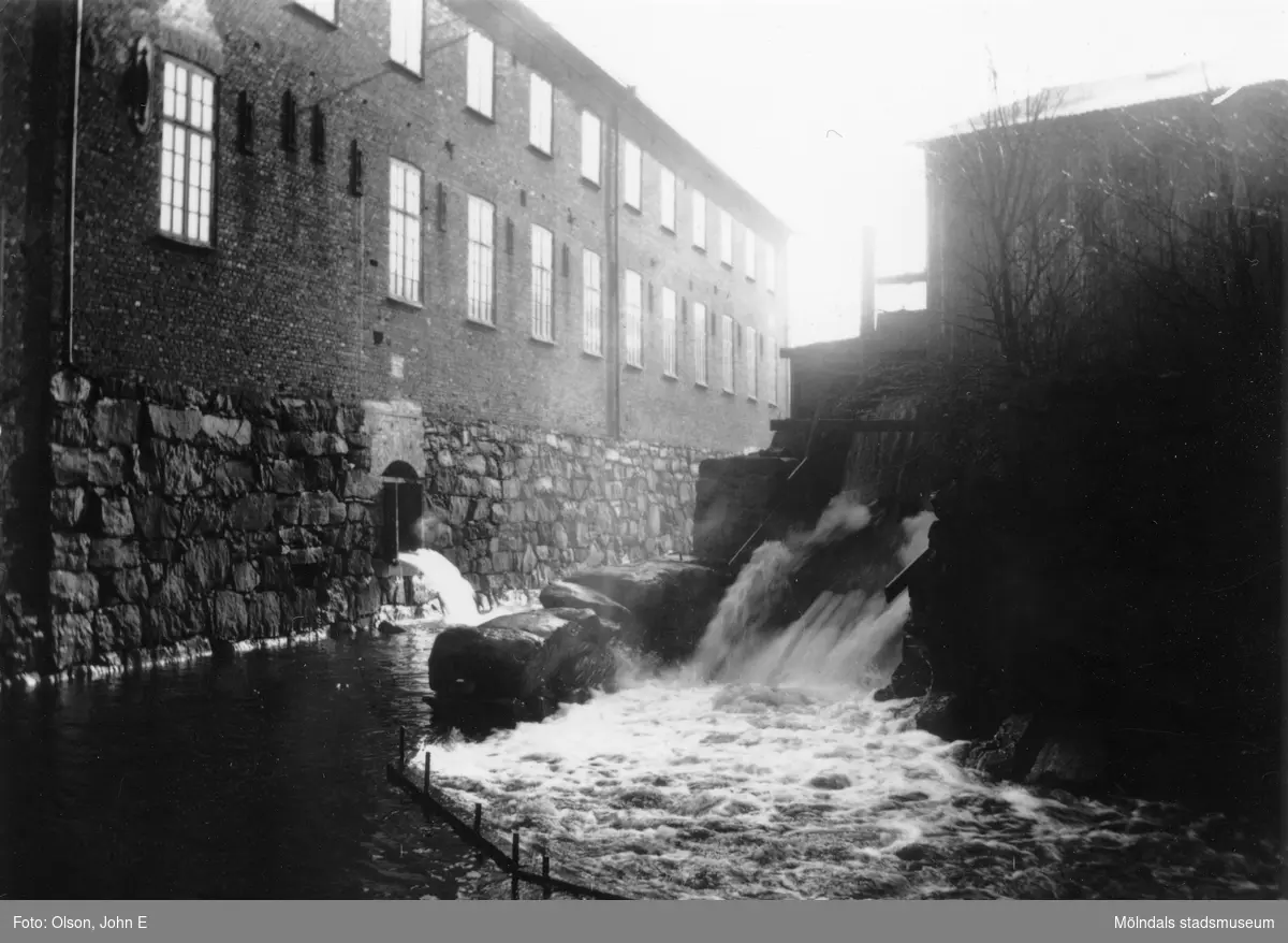 Mölndalsfallen år 1899.