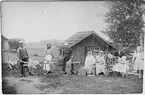 Linberedning sommaren 1921. Strand Nössemark