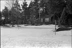 Sommarstugebebyggelse från 1940-talet. Vita Sannar  Järn