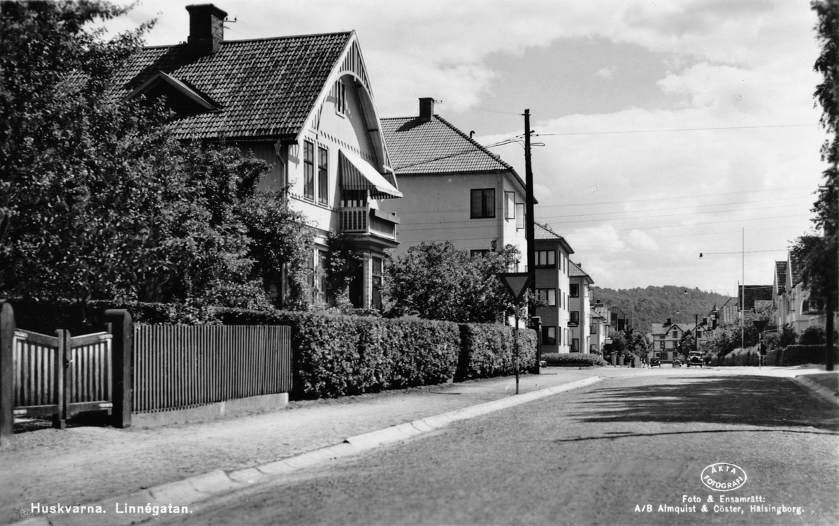 Linnégatan i Huskvarna.