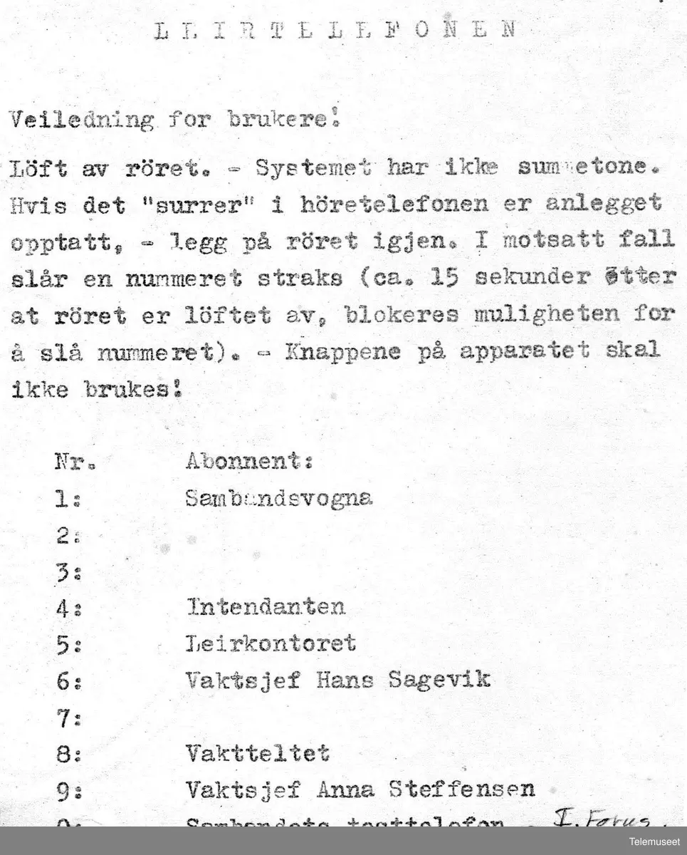2 bylinje, 10 lokallinjer, 2 lokalsamband.

Fg schrk 177a
Fg Sh IIIG7/1 II
Fg Ms IIIG7/1 III
Fg III/7 III