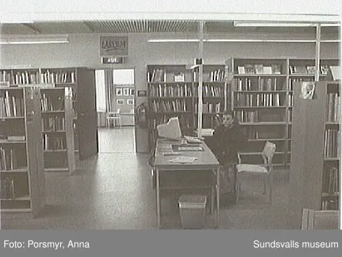 Dokumentation av biblioteksfilialen i Kvissleby, Njurunda