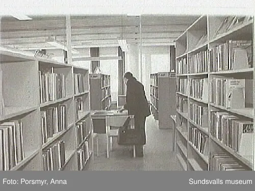 Dokumentation av biblioteksfilialen i Kvissleby, Njurunda