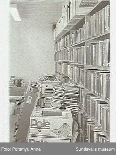 Dokumentation av biblioteksfilialen i Kvissleby, Njurunda
