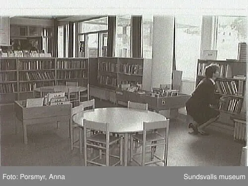 Dokumentation av biblioteksfilialen i Kvissleby, Njurunda