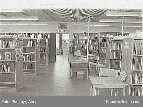 Dokumentation av biblioteksfilialen i Kvissleby, Njurunda