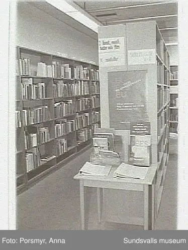 Dokumentation av biblioteksfilialen i Kvissleby, Njurunda