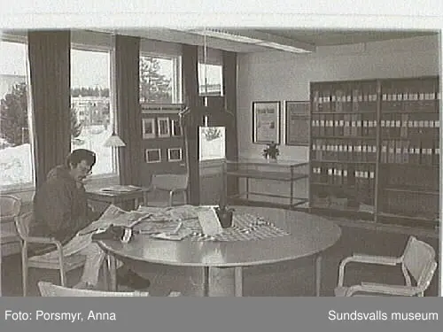 Dokumentation av biblioteksfilialen i Kvissleby, Njurunda