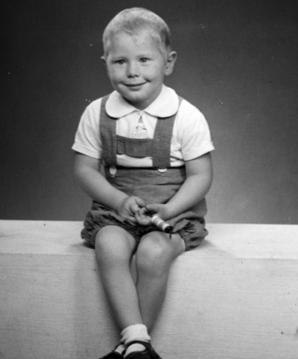 Kristen Prestrud (f.1937) på Øvre Tomter.