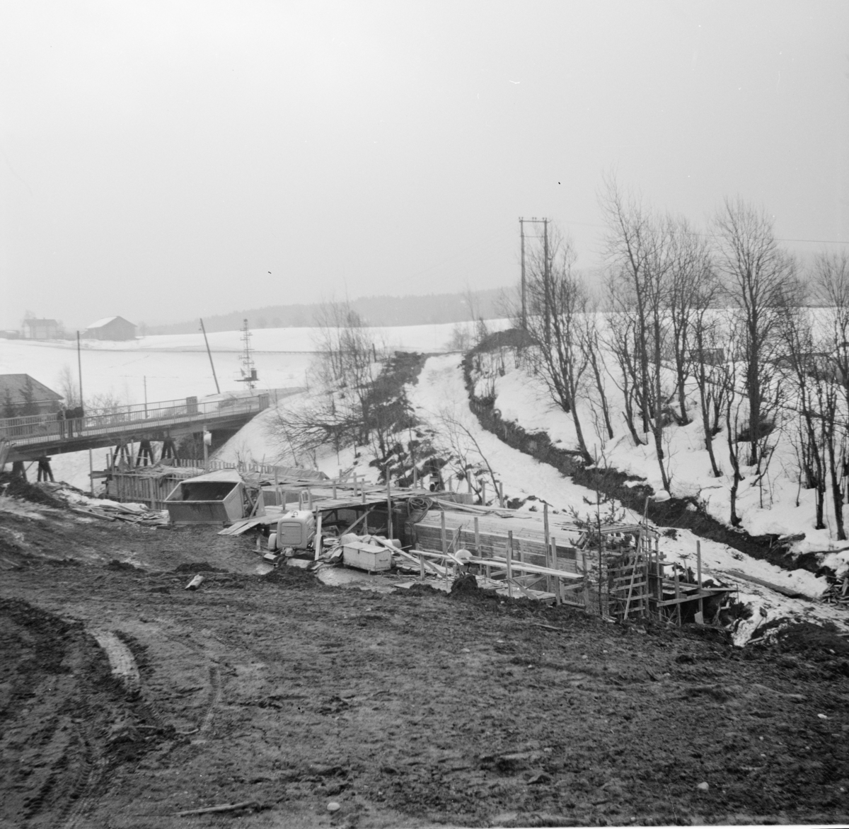 Tønsberg tunnel (kulvert) under bygging.