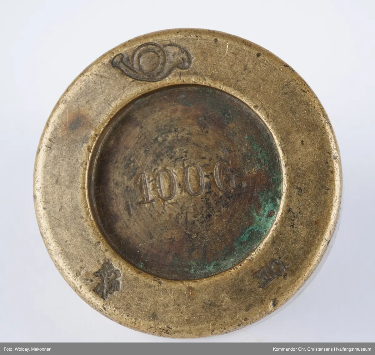 Riksløve. Posthornstempel.