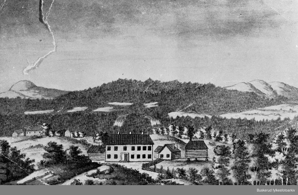 Tegning av Klekken gård
1824