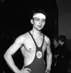 Brottningstävling för juniorer i Huskvarna den 14 januari 1960.