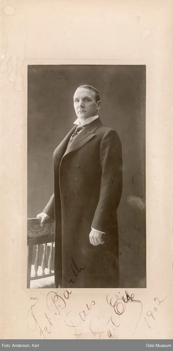 portrett, mann, skuespiller, stående knefigur