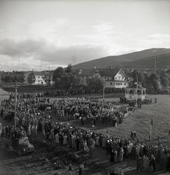 Nordnorsk musikkstevne på Sortland, juni 1952. Midt i bildet