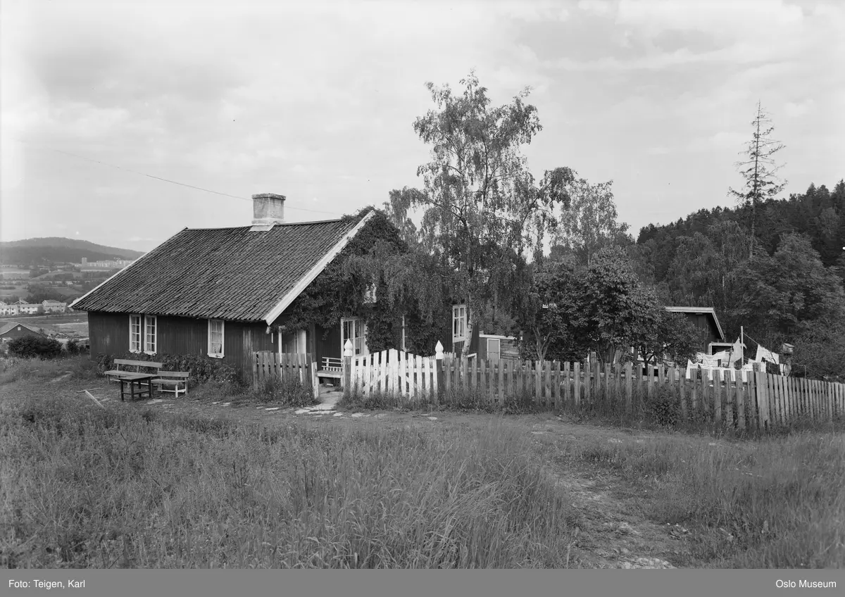 husmannsplass Luren, bolighus, hage, gjerde, port, kulturlandskap