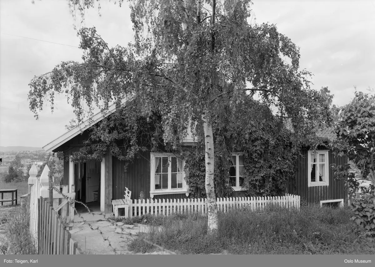 husmannsplass Luren, bolighus, hage, gjerde, port, kulturlandskap