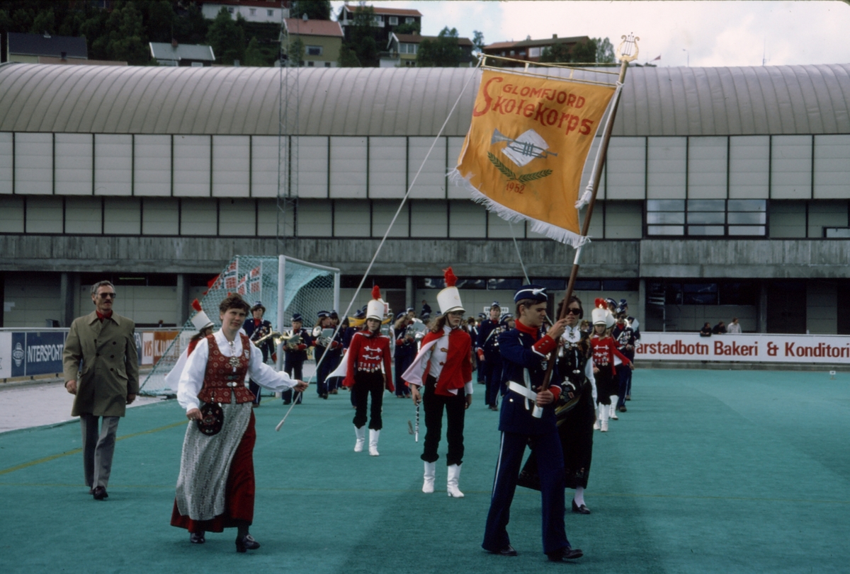 Korpsstevne på Harstad stadion.