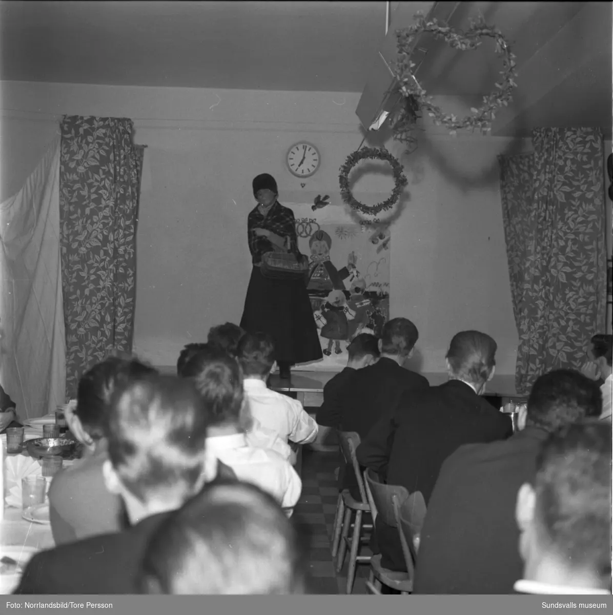 Verkstadsskolans julfest 1959.