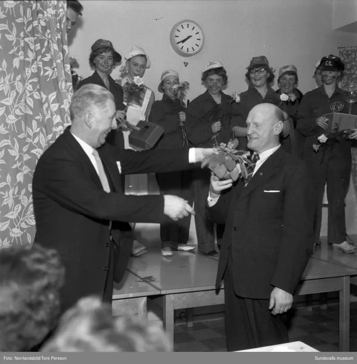 Verkstadsskolans julfest 1959.