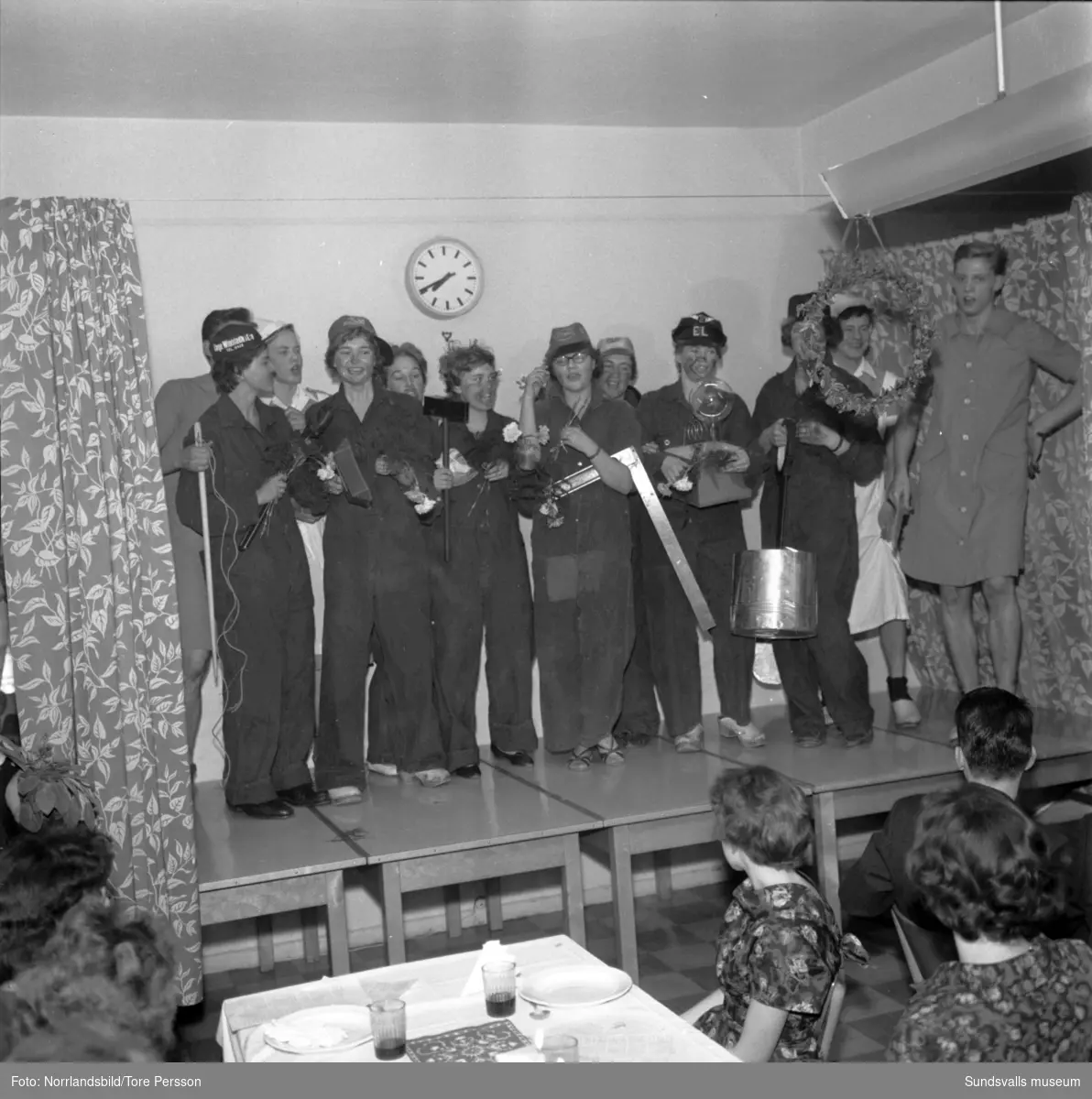 Verkstadsskolans julfest 1959.